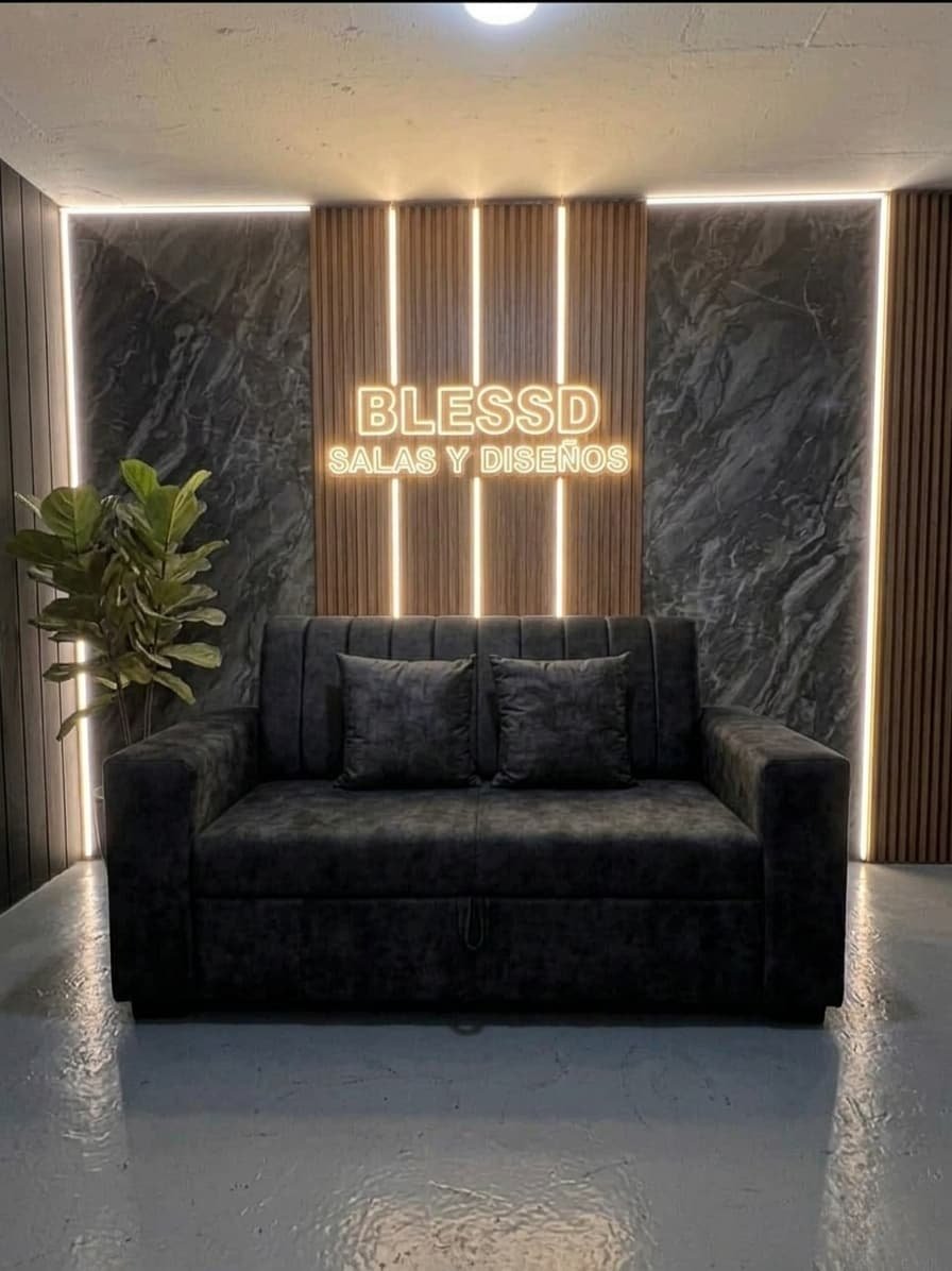 Sofa cama rallado - Imagen 5